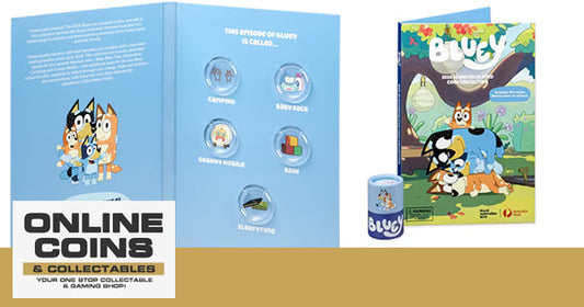 2026 BLUEY FOLDER AND TUBE SET AVAILABLE IN STORE TODAY!!