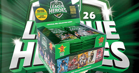 NRL LEAGUE HEROES COLLECTOR CARDS IN STORE NOW