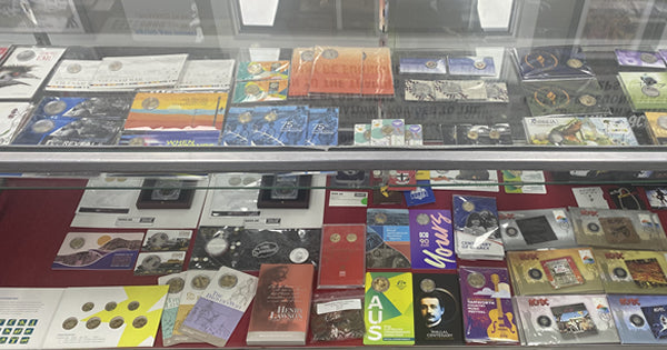 CABINETS ARE FULL FOR OUR INSTORE CUSTOMERS – Online Coins and Collectables