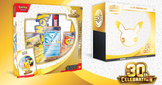 POKEMON 30TH CELEBRATION PRE-ORDERS OPEN SUNDAY!