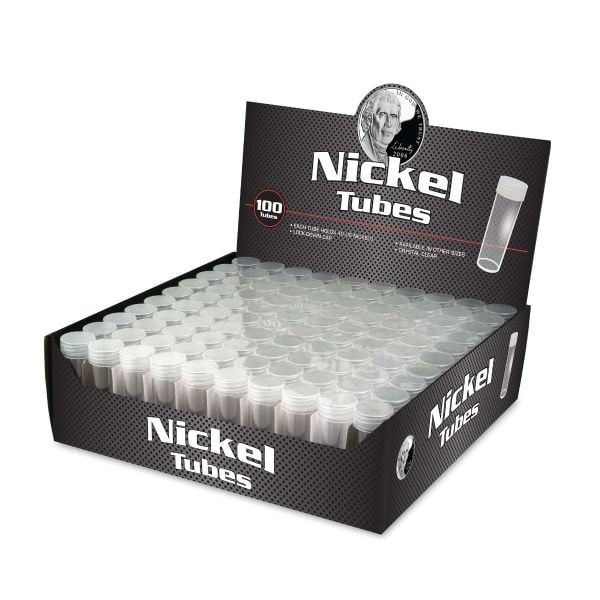 BCW Coin Safe Coin Tube - US NICKEL - SUITS AUSTRALIAN $2 COINS
