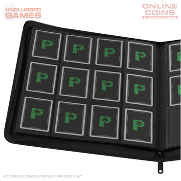 Palms Off Gaming Stealth 12 Pocket Zip Binder - BLACK