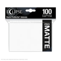 Ultra Pro Eclipse Matte Standard Deck Protector Sleeves 100ct - White