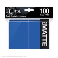 Ultra Pro Eclipse Matte Standard Deck Protector Sleeves 100ct - Blue
