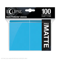 Ultra Pro Eclipse Matte Standard Deck Protector Sleeves 100ct - Sky Blue