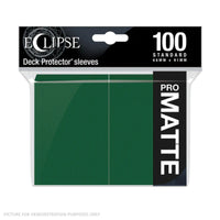 Ultra Pro Eclipse Matte Standard Deck Protector Sleeves 100ct - Dark Green