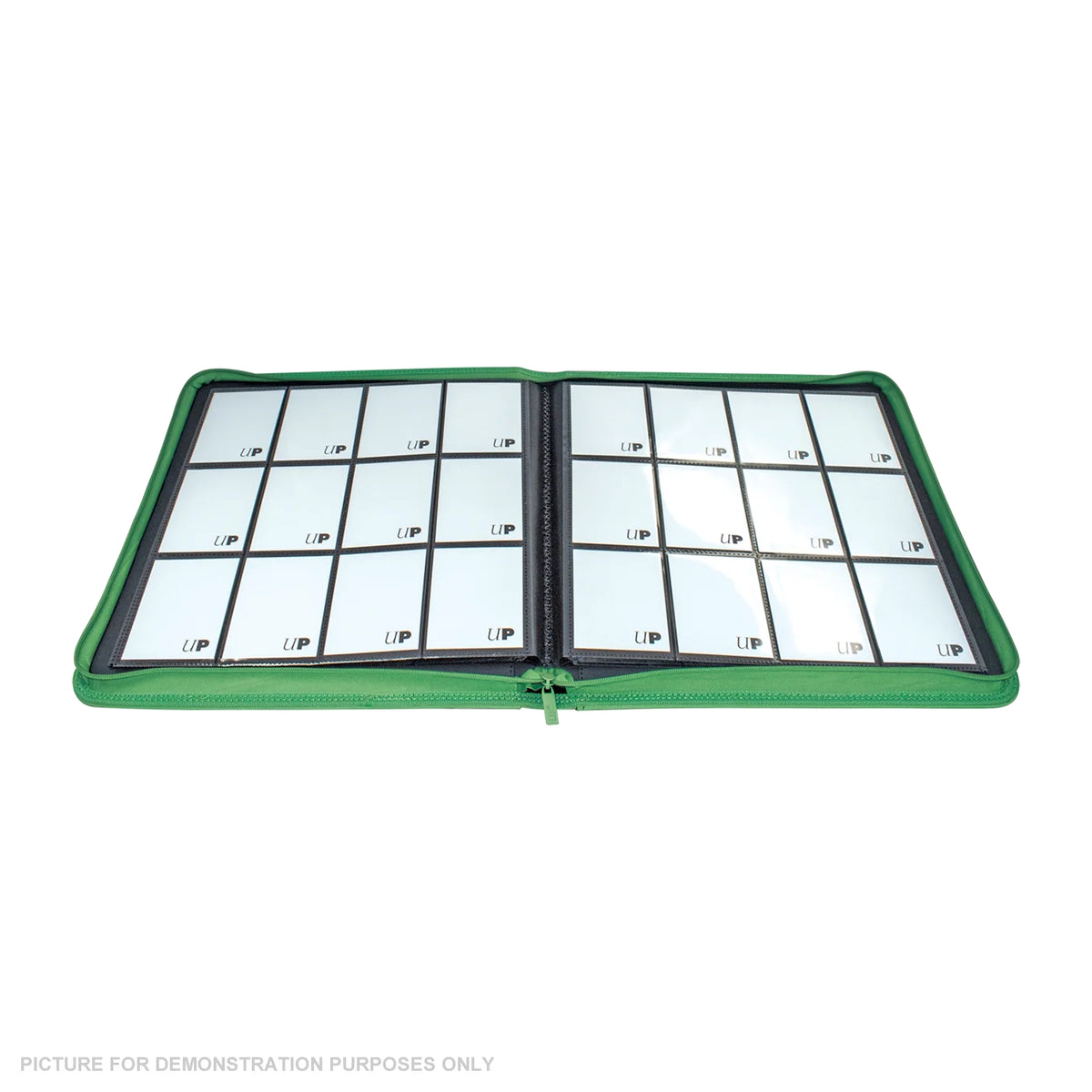Ultra Pro Vivid 12 Pocket Zippered PRO Binder - Green