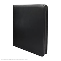Ultra Pro Vivid 12 Pocket Zippered PRO Binder - BLACK