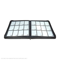 Ultra Pro Vivid 12 Pocket Zippered PRO Binder - BLACK