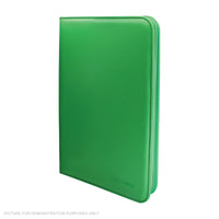 ULTRA PRO Binder - Vivid 9-Pocket Zippered Pro-Binder: Green