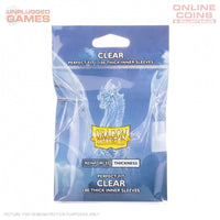 Dragon Shield 100 Perfect Fit Sleeves - Thick - Clear