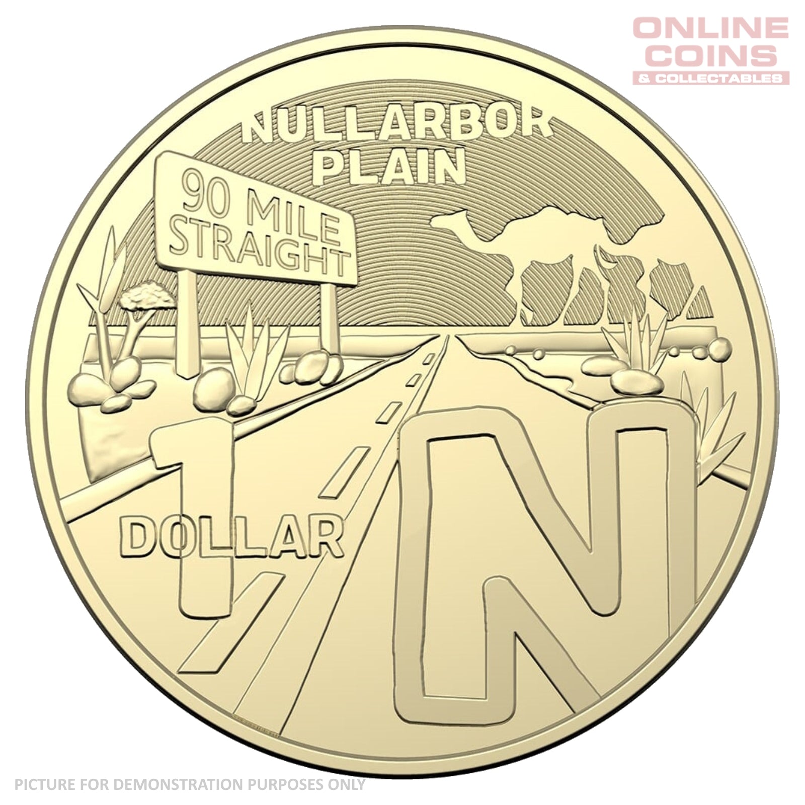 2022 Australian $1 Coin Hunt 3 N Nullarbor Plain - Uncirculated Loose Coin From Security Bag