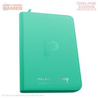 Palms Off Gaming Collector's Series Top Loader Zip Binder - 9 Pocket - TURQUOISE