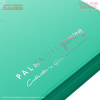Palms Off Gaming Collector's Series Top Loader Zip Binder - 9 Pocket - TURQUOISE