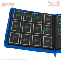 Palms Off Gaming Stealth 12 Pocket Zip Binder - BLUE