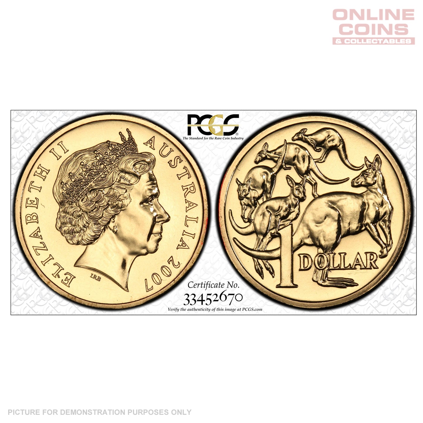 2007 $1 Uncirculated Ex Royal Australian Mint Master Collection Coin