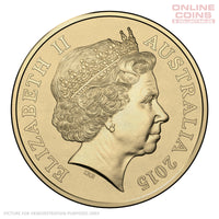 2015 $2 'C' Mintmark Coloured Uncirculated Carded Coin - Remembrance Day