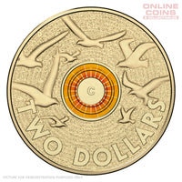 2015 $2 'C' Mintmark Coloured Uncirculated Carded Coin - Remembrance Day