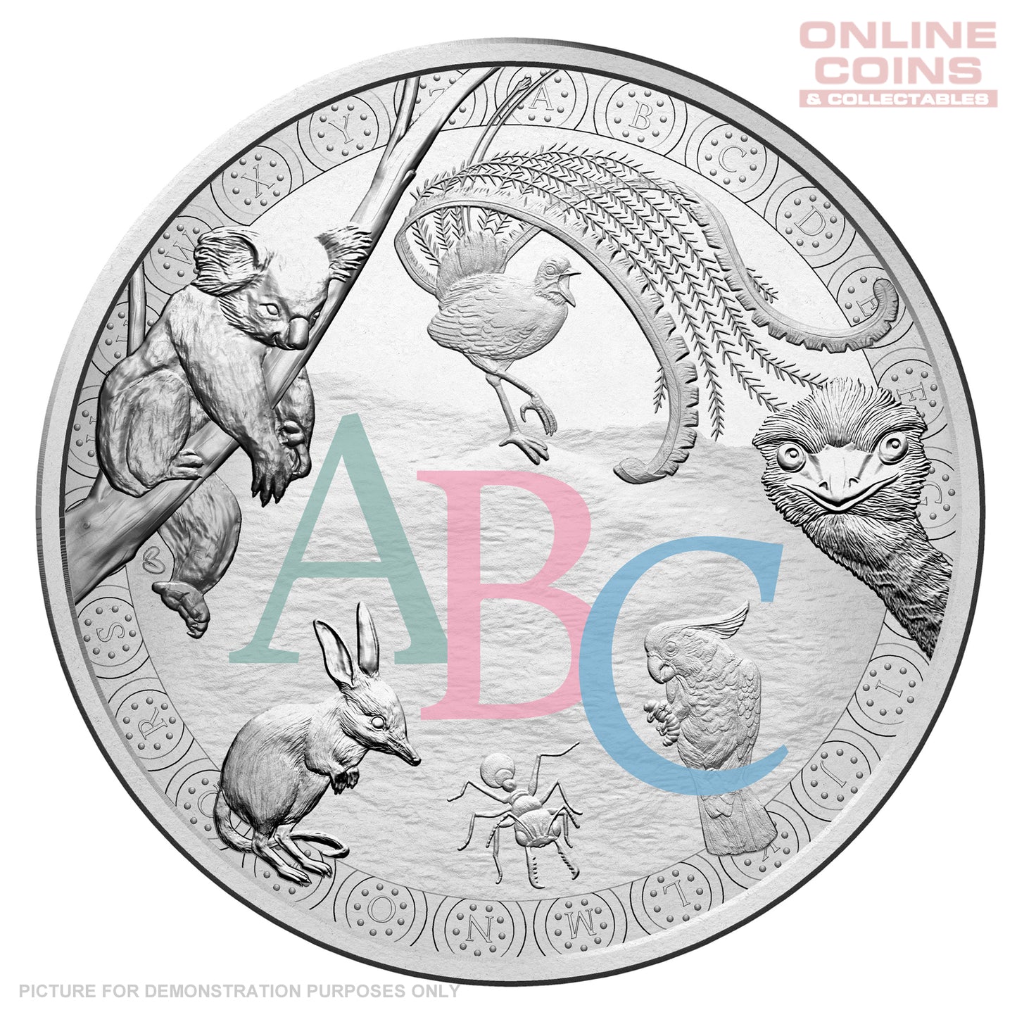 2015 Royal Australian Mint Uncirculated Baby Coin Set - Alphabet