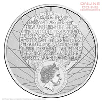 2016 20c Uncirculated Carded Coin - DIRK HARTOG'S LANDFALL