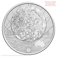 2016 20c Uncirculated Carded Coin - DIRK HARTOG'S LANDFALL