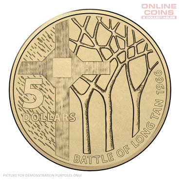 2016 $5 Uncirculated carded coin - Battle of Long Tan