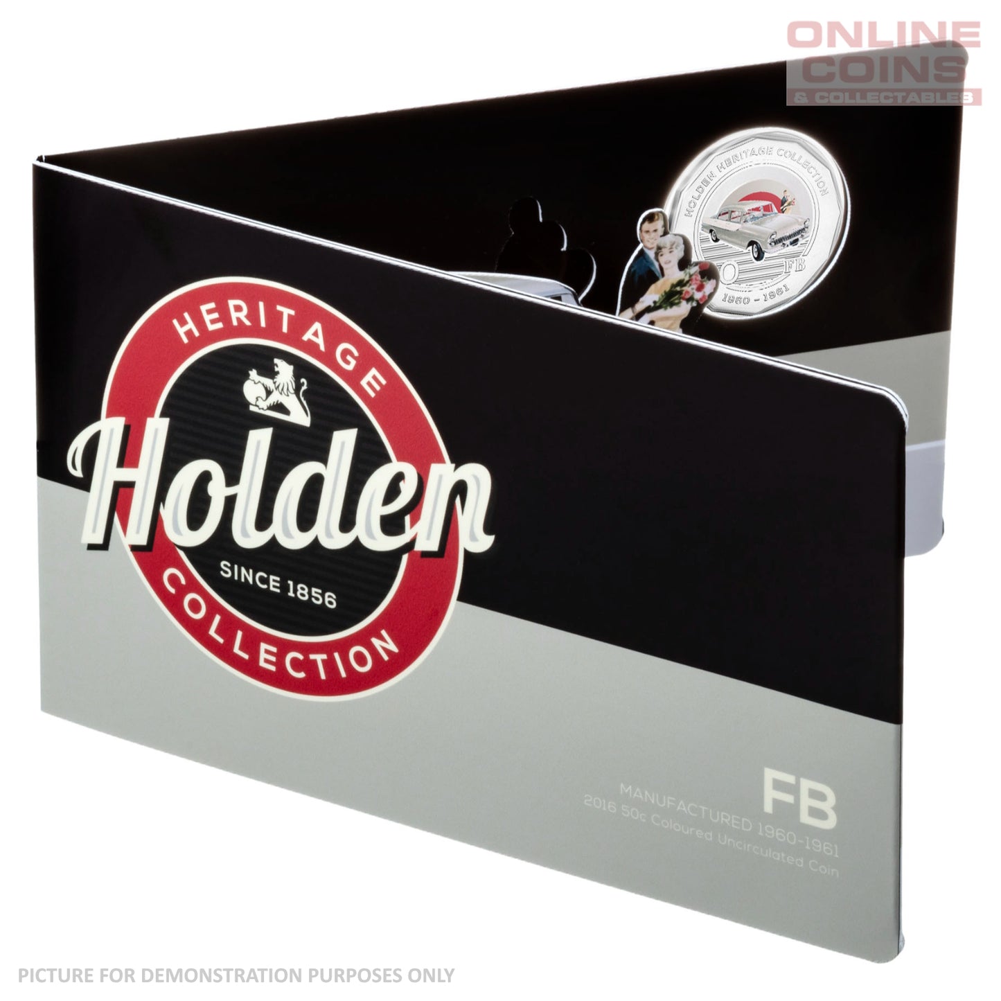 2016 50c Coloured Uncirculated 12 Coin Collection - Holden Heritage