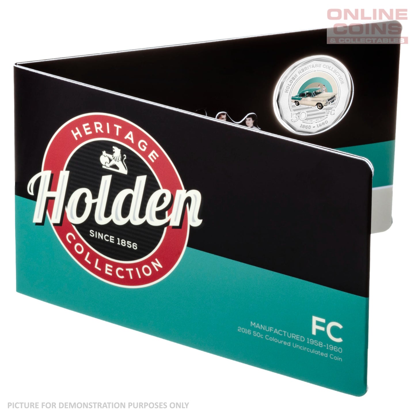 2016 50c Coloured Uncirculated 12 Coin Collection - Holden Heritage