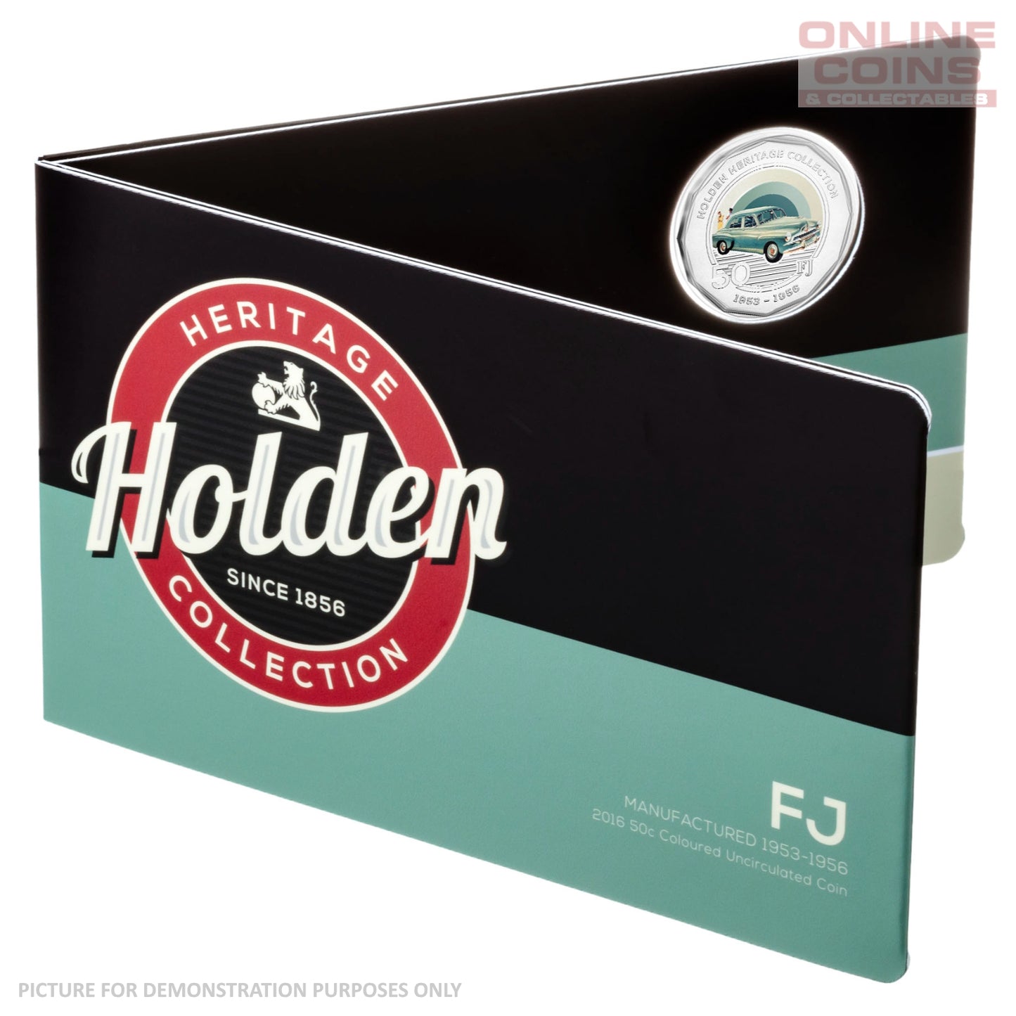 2016 50c Coloured Uncirculated 12 Coin Collection - Holden Heritage
