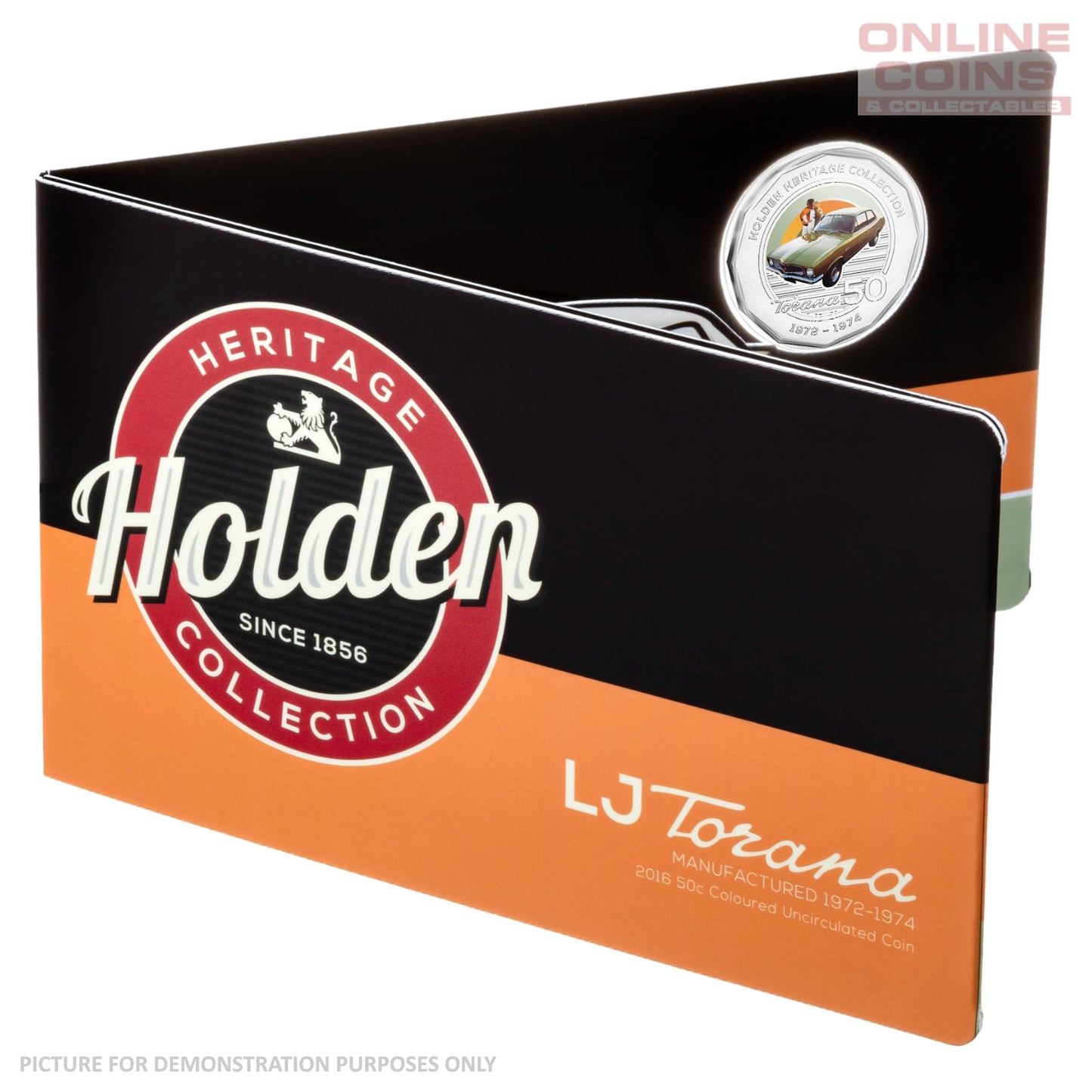 2016 50c Coloured Uncirculated 12 Coin Collection - Holden Heritage
