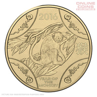 2016 $1 Uncirculated Carded Coin - Year of the Monkey