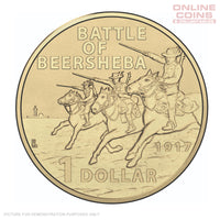 2017 $1 Uncirculated Carded Coin - Battle of Beersheba