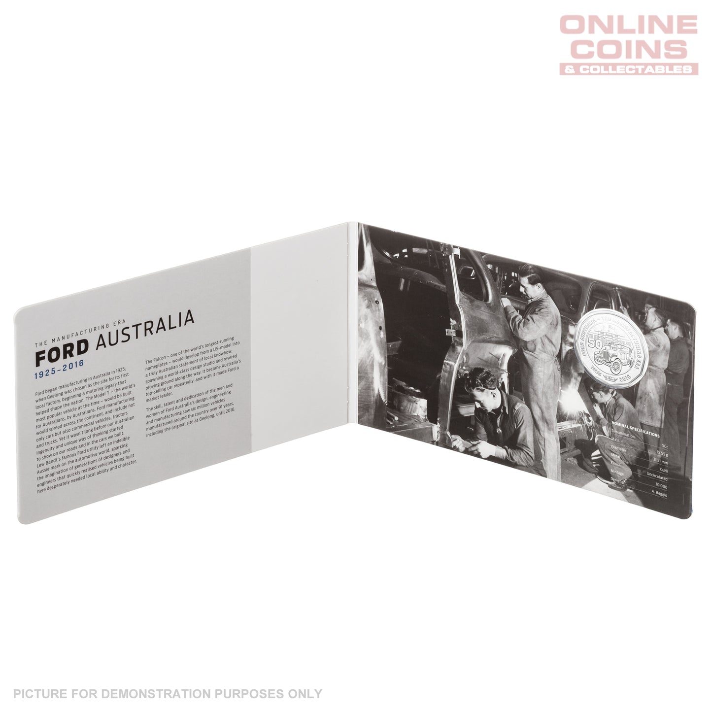 2017 Royal Australian Mint Ford Classic Tin 12-Coin Collection