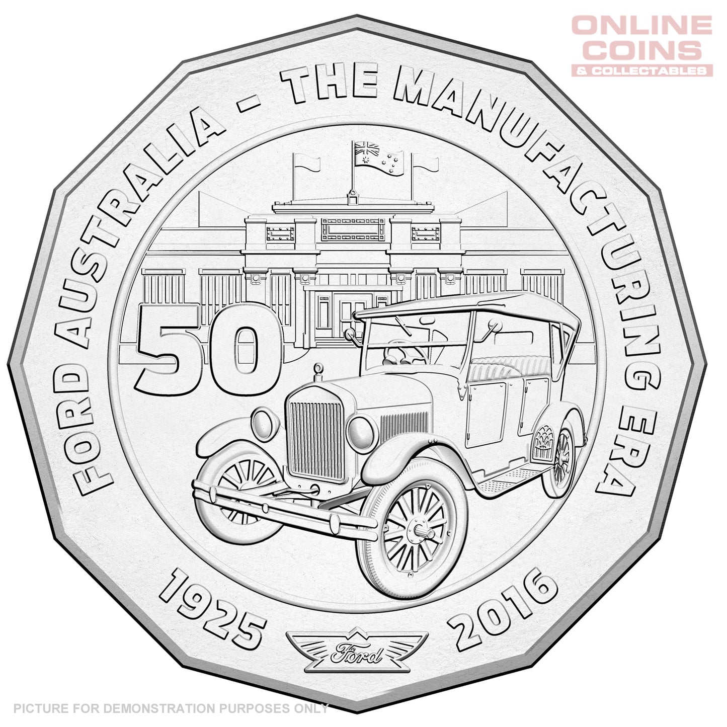 2017 Royal Australian Mint Ford Classic Tin 12-Coin Collection