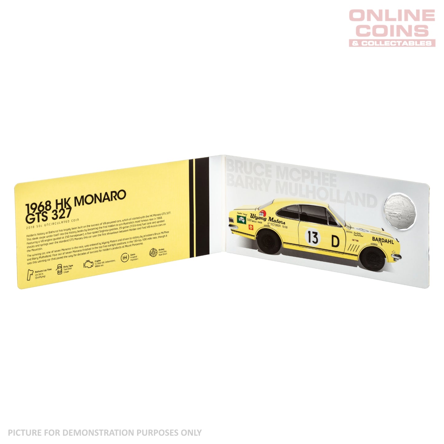 2018 Seven 50c Coin Collection - Holden Performance Tin