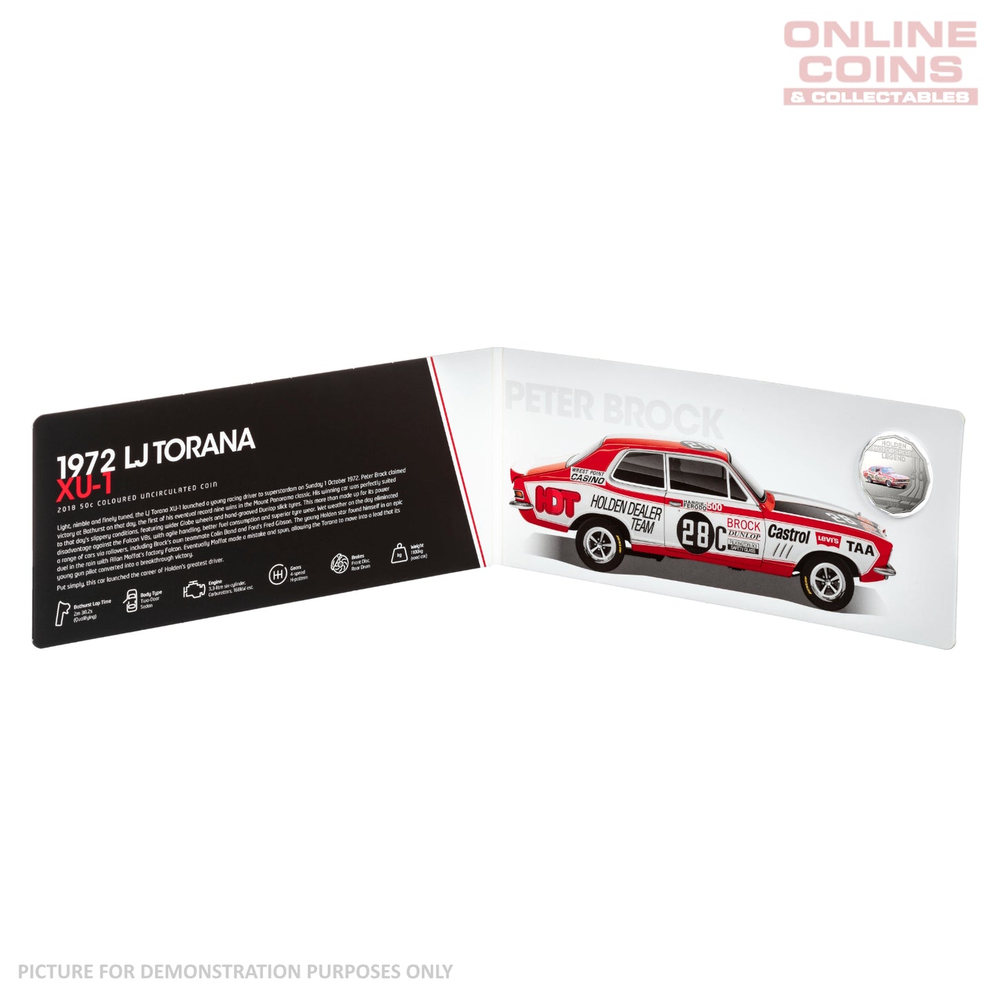 2018 Seven 50c Coin Collection - Holden Performance Tin