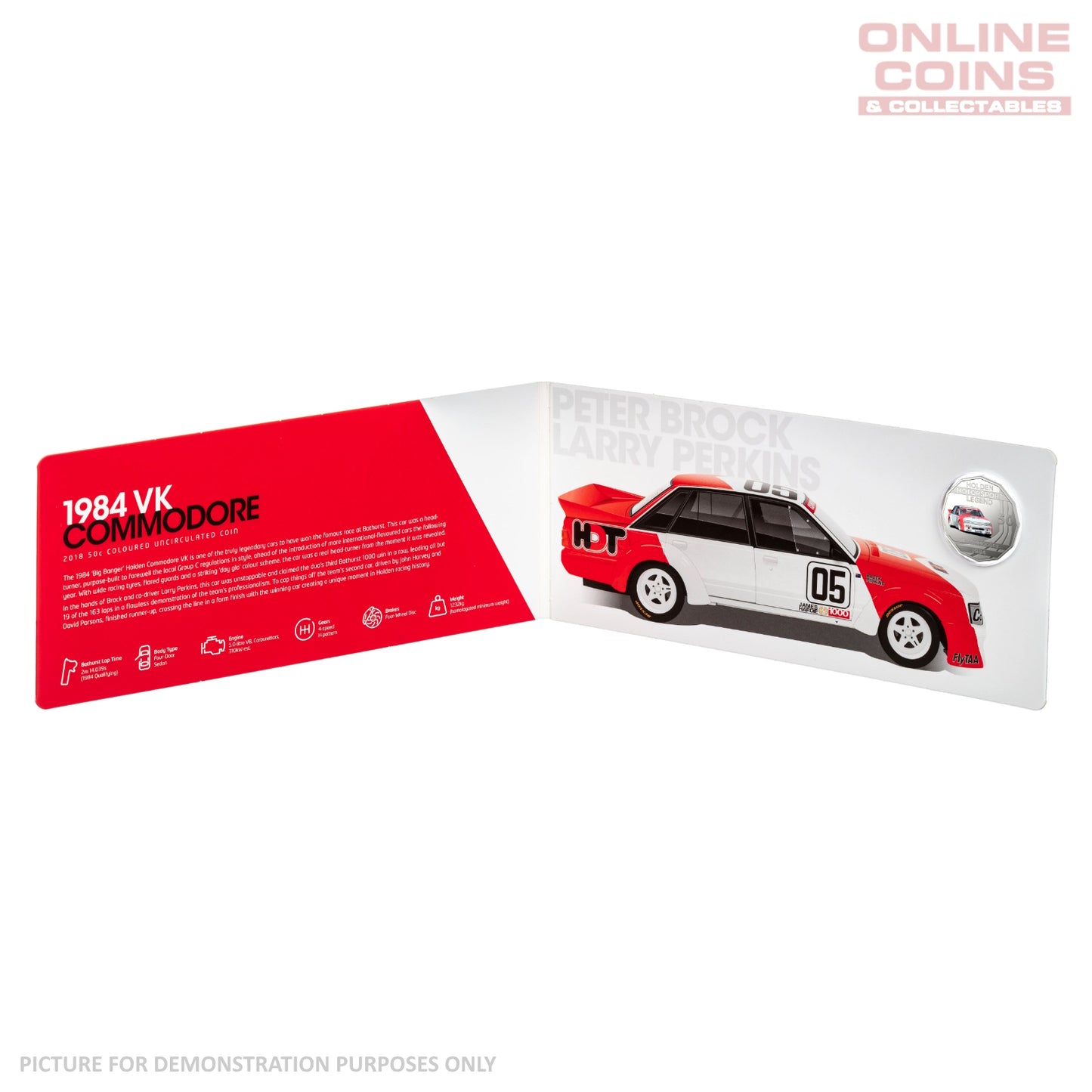 2018 Seven 50c Coin Collection - Holden Performance Tin