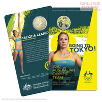 2020 $1 AlBr Coloured Frosted Uncirculated Carded Coin - Australian Olympic Team - Ambassador