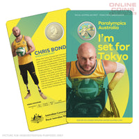 2020 $1 AlBr Coloured Frosted Uncirculated Carded Coin - Australian Paralympic Team - Ambassador