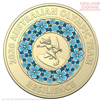 2020 $2 AlBr Coloured Uncirculated Five Coin Collection - Tokyo Olympics Hockey
