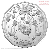 2020 50c CuNi Uncirculated Carded Coin - Christmas Decoration Yellow
