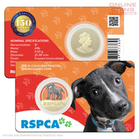 2021 $1 AIBr Coloured Uncirculated Carded Coin - RSPCA Dog