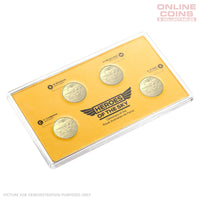 2021 $1 AlBr Mintmark and Privy Mark Uncirculated 4 Coin Set - Heroes of the Sky