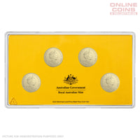 2021 $1 AlBr Mintmark and Privy Mark Uncirculated 4 Coin Set - Heroes of the Sky