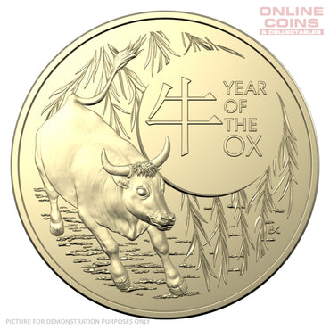 2021 $1 AlBr Uncirculated Two Coin Set - Year of the Ox