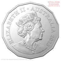 2023 50c CuNi Uncirculated Tetra-Decagon Carded Coin – Year of the Rabbit