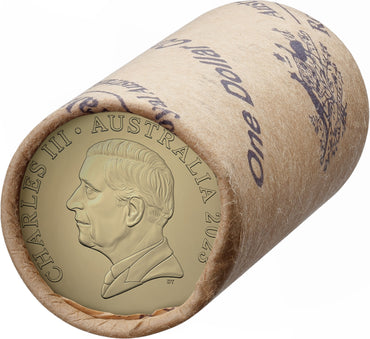 2023 Royal Australian Mint King Charles III Obverse - PREMIUM $1.00 Coin ROLL