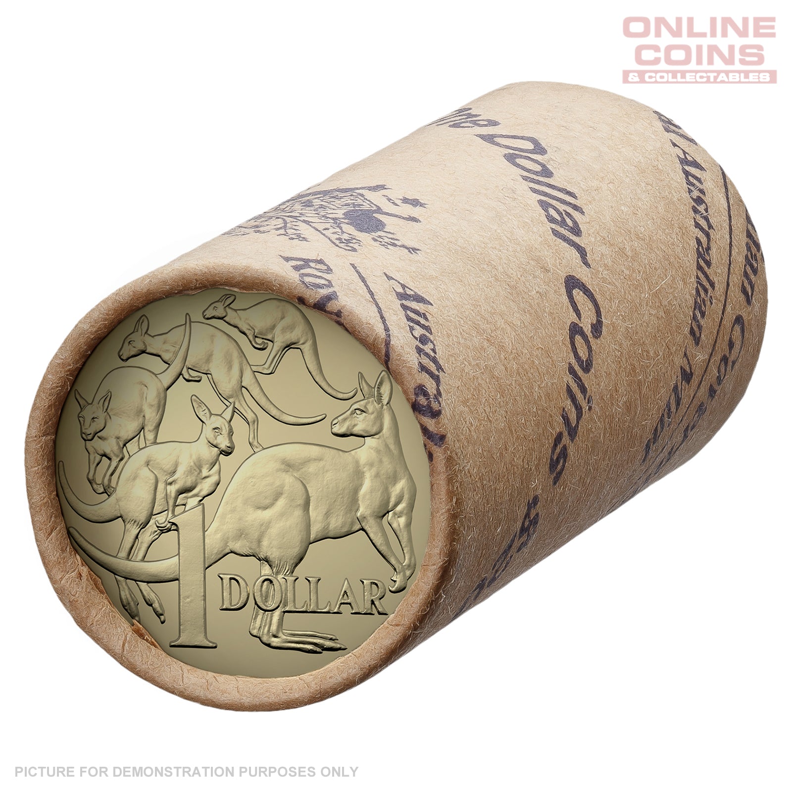 2023 Royal Australian Mint King Charles III Obverse - PREMIUM $1.00 Coin ROLL