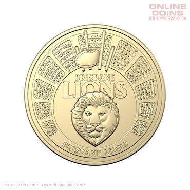 AFL 2024 $1 Uncirculated Coin - Brisbane Lions