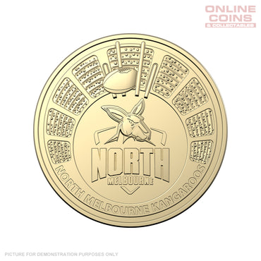 AFL 2024 $1 Uncirculated Coin - North Melbourne Kangaroos